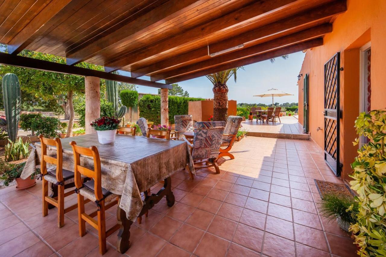 Ses Salines Cottage With Private Pool And Barbecue Екстериор снимка