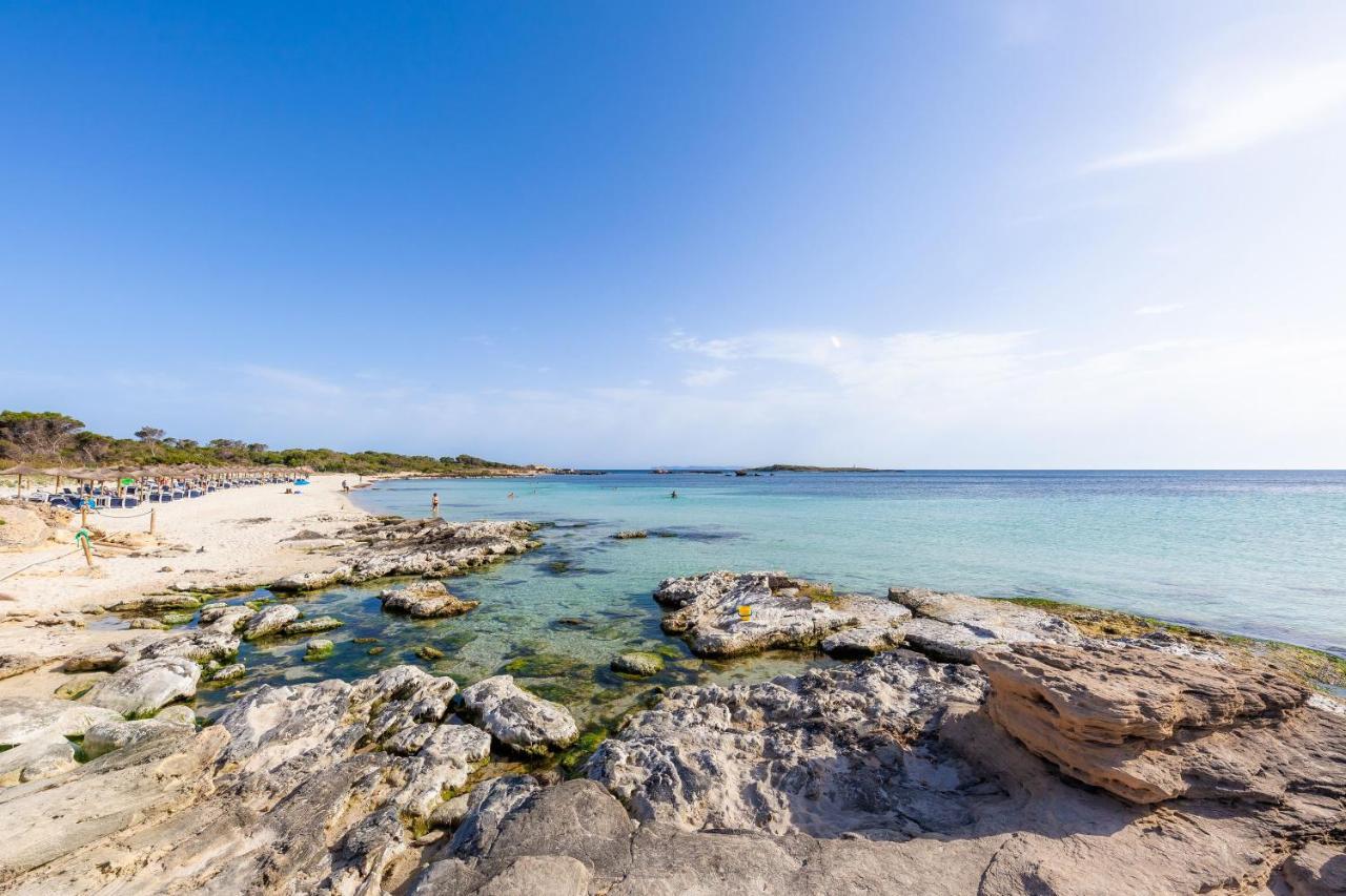 Ses Salines Cottage With Private Pool And Barbecue Екстериор снимка